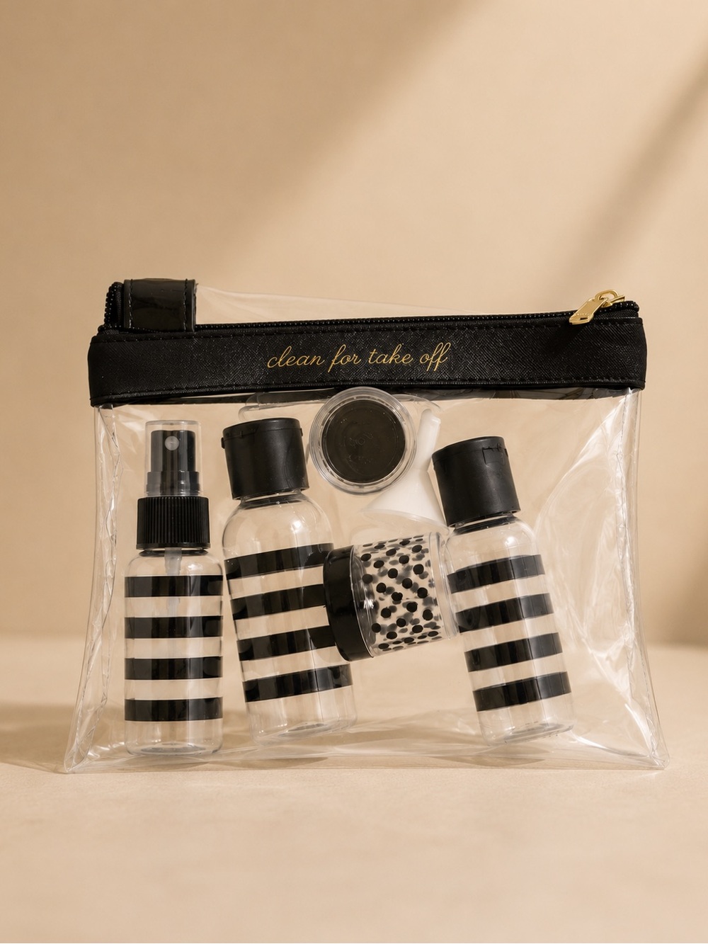 Clear For Take Off TSA Approved Travel Bag Set Organizer